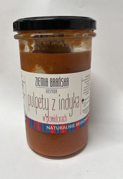 Pulpety Z Indyka W Pomidorach 500ml Ziemia Brańska
