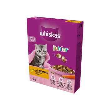 Karma dla kota WHISKAS Junior Sucha z kurczakiem 300g