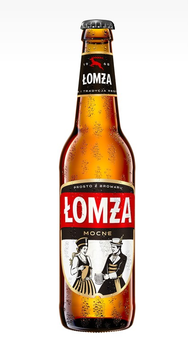 Piwo Łomża Mocne Jasne 0,5L but zw