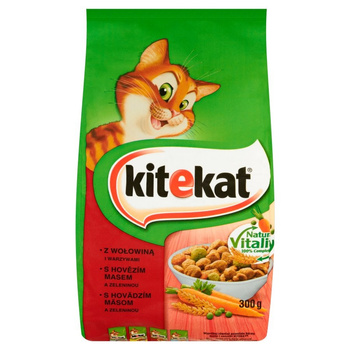 Kitekat z wołowiną i warzywami 300G