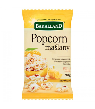 Popcorn Maślany Bakalland 90G