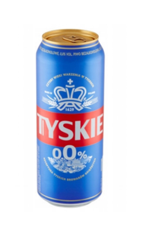 Piwo Tyskie 0.0% 0,5l puszka