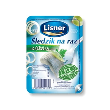 Śledzik na Raz z Cebulką Lisner 100G