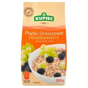 Płatki orkiszowe pełnoziarniste 200g.