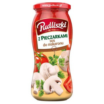 Sos do makaronu z pieczarkami Pudliszki 500g