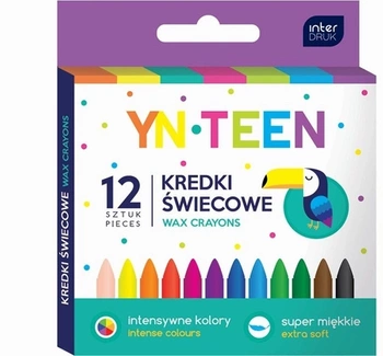 KREDKI ŚWIECOWE 12 KOL YN TEEN