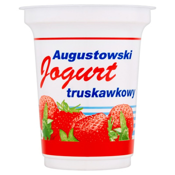 Jogurt Augustowski Truskawkowy 350G