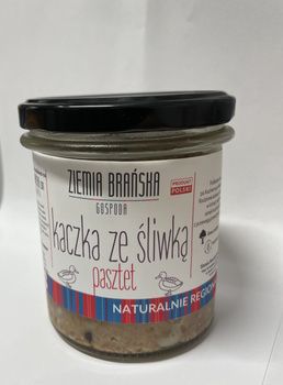 Pasztet Z Kaczki Ze Śliwką 350ml Ziemia Brańska