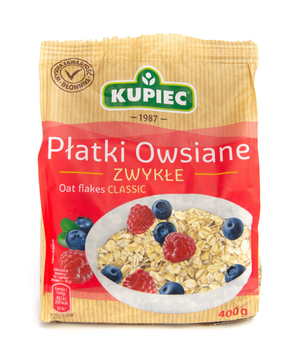 Płatki Owsiane Zwykłe Kupiec 400G