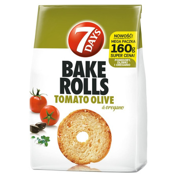 Bake Rolls Chrupki Chlebowe Pomidor Oliwki i Oregano 160G