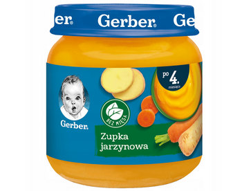 Gerber zupka jarzynowa 125g po 4mies