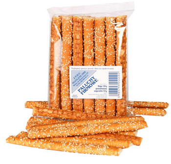 PALUSZKI FIRMOWE Z SEZAMEM 100G