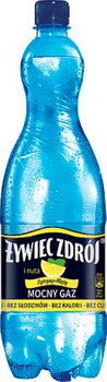 Żywiec Zdrój Woda Cytryna-Mięta Mocny Gaz 1,5L