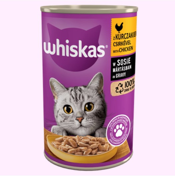 Karma dla kotów Whiskas Kurczak w sosie 400g
