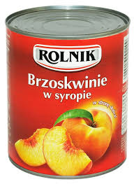 Brzoskwinie Połówki 850G Rolnik