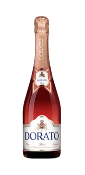 Wino musujące Dorato różowe, słodkie 0.75l