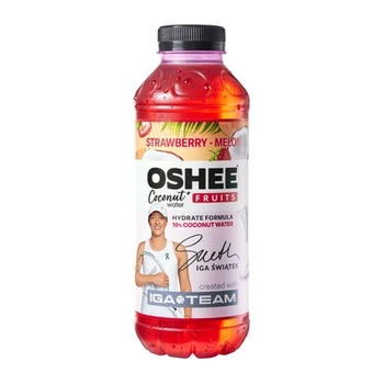 Napój Oshee Vitamin Woda Kokosowa Strawberry-Melon  0,555L