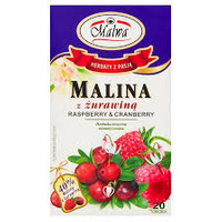 Herbata Malwa Malina Z Żurawiną (20 torebek)