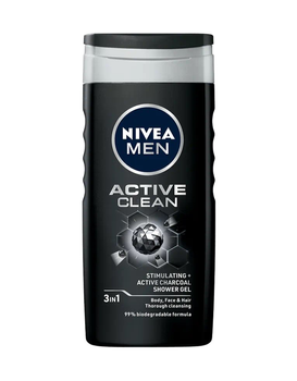Żel pod prysznic Nivea Men Active Clean 3w1 500ml