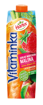 Hortex Vitaminka Jabłko-Marchew-Malina 1L