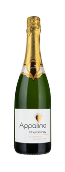 Wino musujące Appalina Chardonnay 0% białe, półsłodkie 0,75l