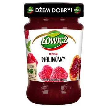 Dżem Łowicz Malinowy 280G