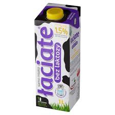 Mleko Łaciate Bez Laktozy UHT 1,5% 1L