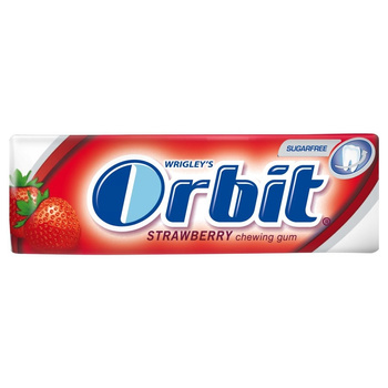 Guma Orbit Strawberry 14G 10szt