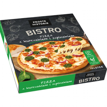 Pizza Bistro z Kurczakiem i Szpinakiem 435G