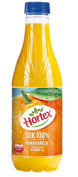 Hortex Sok 100% Pomarańcza 1L
