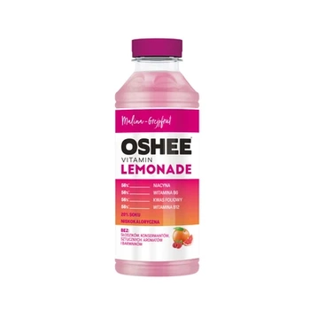 Napój Oshee Vitamin Lemonade Malina-Grejfrut 0,555L