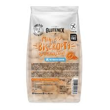 Mini Biszkopty Pomarańczowe  Bez Dodatku Cukru 85G Glutenex