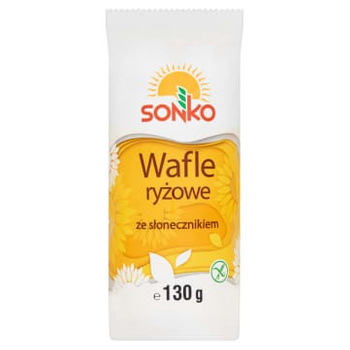 Wafle ryżowe Sonko z nasionami słonecznika 130G