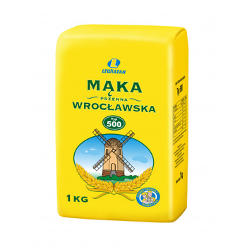 Mąka Pszenna Wrocławska typ 500 Lewiatan 1KG