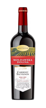 Wino Moldawska Dolina Cabernet Sauv. czerwone, półwytrawne 0,75L