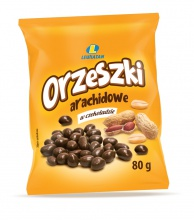 Orzeszki Arachidowe w Czekoladzie Lewiatan 80G