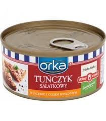 Tuńczyk Sałatkowy W Zalewie Olejem  185G Orka