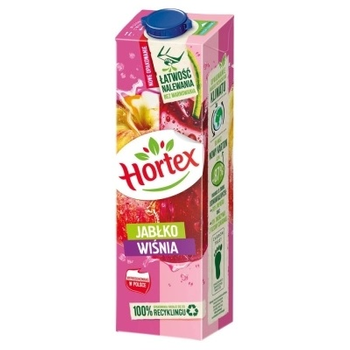 Hortex Napój Jabłko Wiśnia 1L