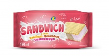 Lody Sandwich Wanilia-Czekolada-Truskawka Lewiatan 180ML