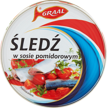 Śledź w Sosie Pomidorowym Graal 300G